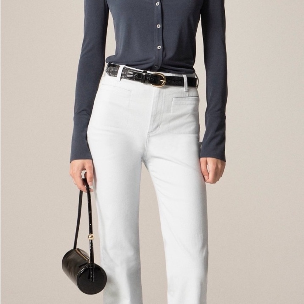 J. Crew Vintage Flare Pant in Washed Twill